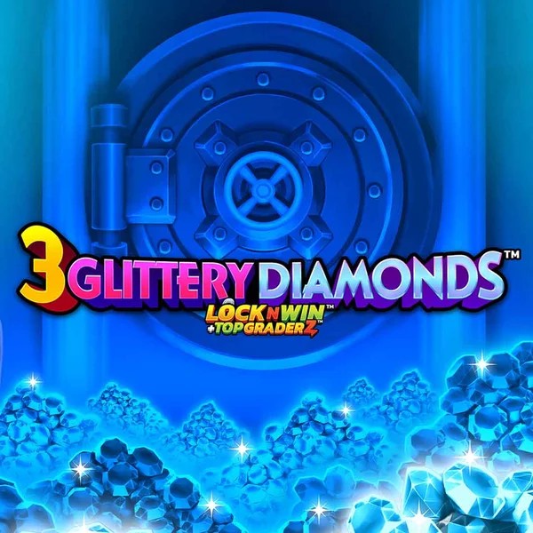 Play 3 Glittery Diamonds slot by PearFiction Studios on bet-on-red-casino.gr