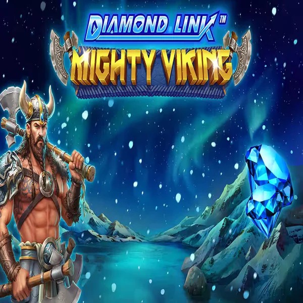 Diamond Link Mighty Viking casino game by Greentube – featured logo at BetOnRed Casino