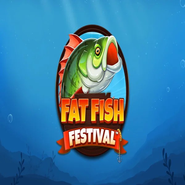 Fat Fish Festival slot logo by Wishbone Games at BetOnRed Casino