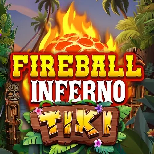 Fireball Inferno Tiki game by NetEnt – logo hosted on BetOnRed Casino