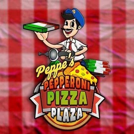 Peppe’s Pepperoni Pizza Plaza logo by Pragmatic Play at BetOnRed Casino